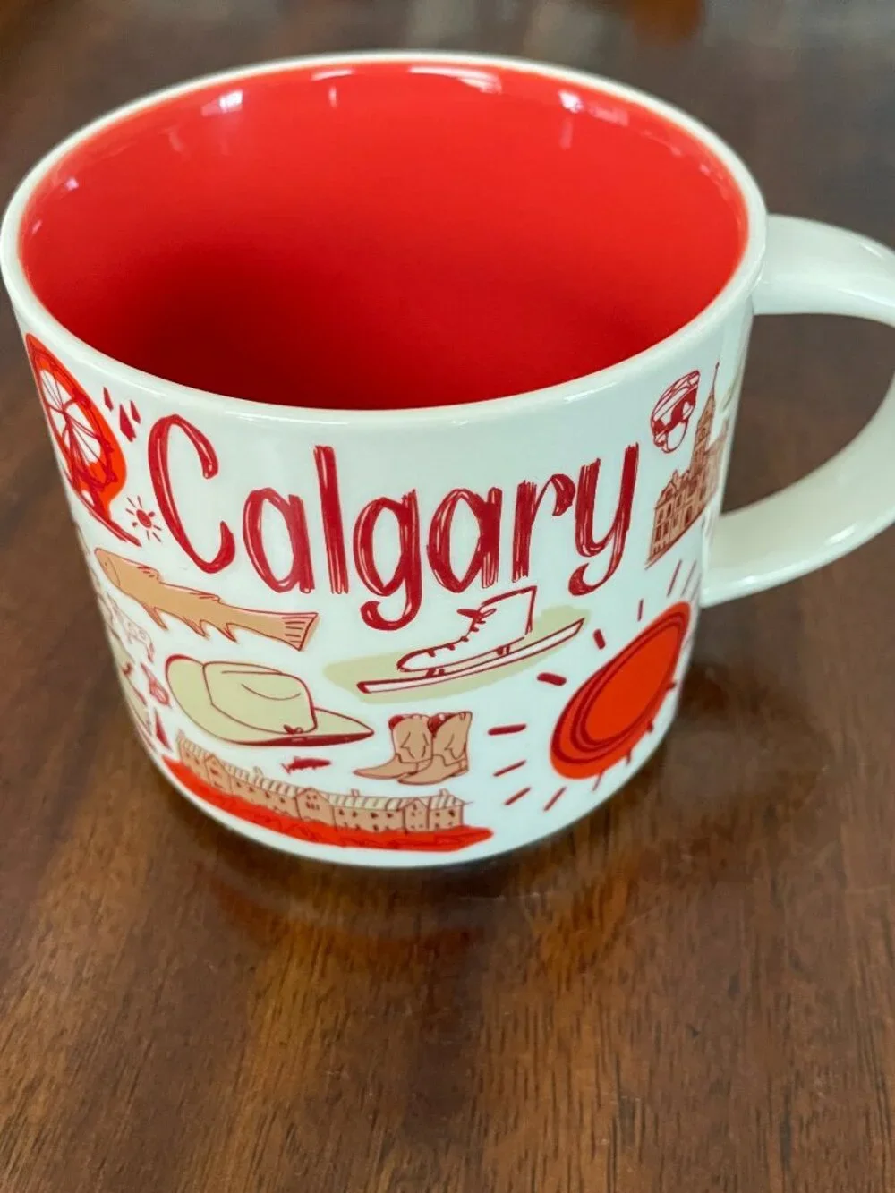 Starbucks Been There Mug 14oz - CALGARY 2019 Edition Ceramic Collectible!